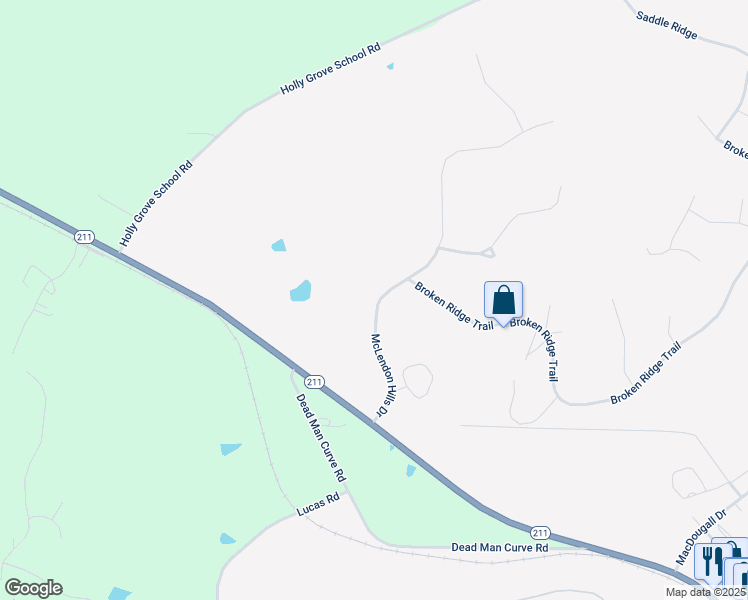 map of restaurants, bars, coffee shops, grocery stores, and more near 275 McLendon Hills Drive in West End
