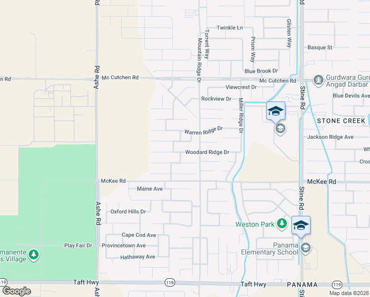 map of restaurants, bars, coffee shops, grocery stores, and more near 5805 Turquoise Ridge Drive in Bakersfield