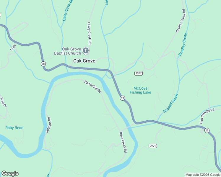 map of restaurants, bars, coffee shops, grocery stores, and more near 9542 Bryson City Road in Franklin
