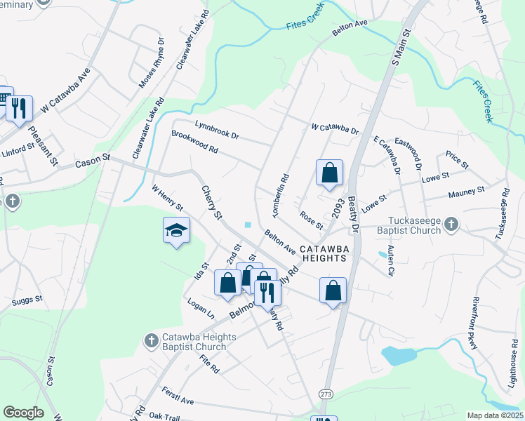 map of restaurants, bars, coffee shops, grocery stores, and more near 208 Belton Avenue in Mount Holly