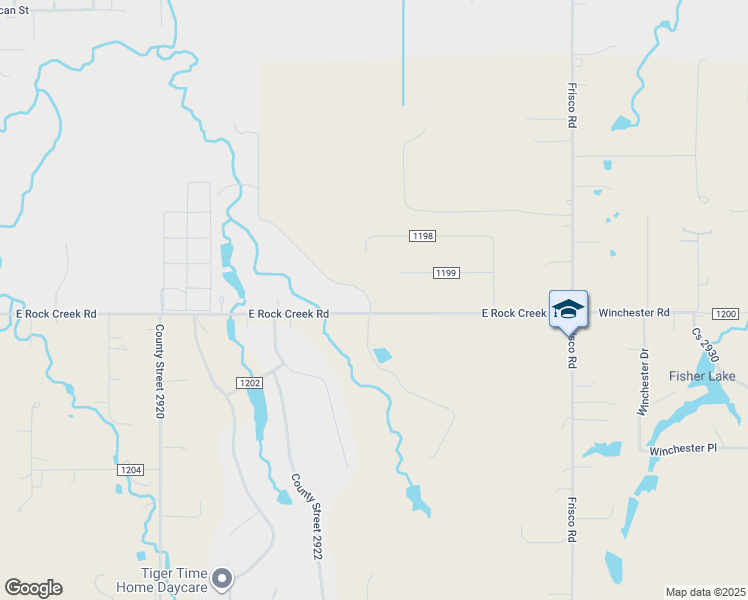 map of restaurants, bars, coffee shops, grocery stores, and more near 1581 East Rock Creek Road in Tuttle