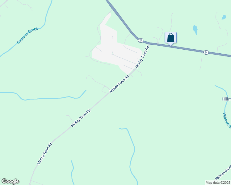 map of restaurants, bars, coffee shops, grocery stores, and more near 469 McKoy Town Road in Cameron