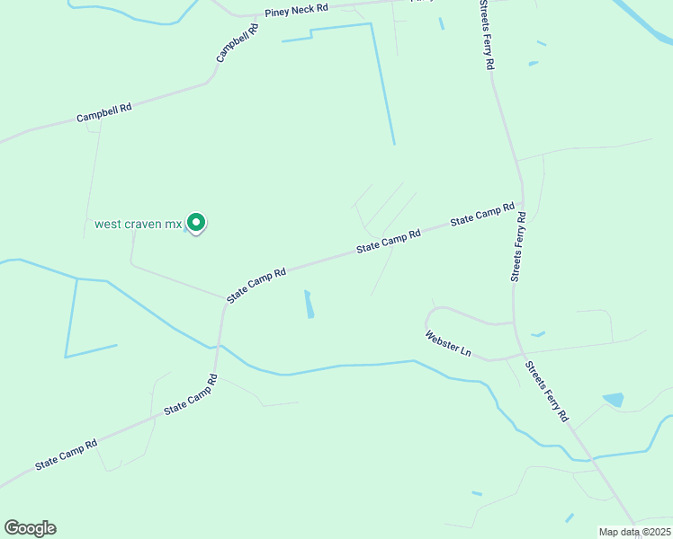 map of restaurants, bars, coffee shops, grocery stores, and more near 1310 State Camp Road in Vanceboro