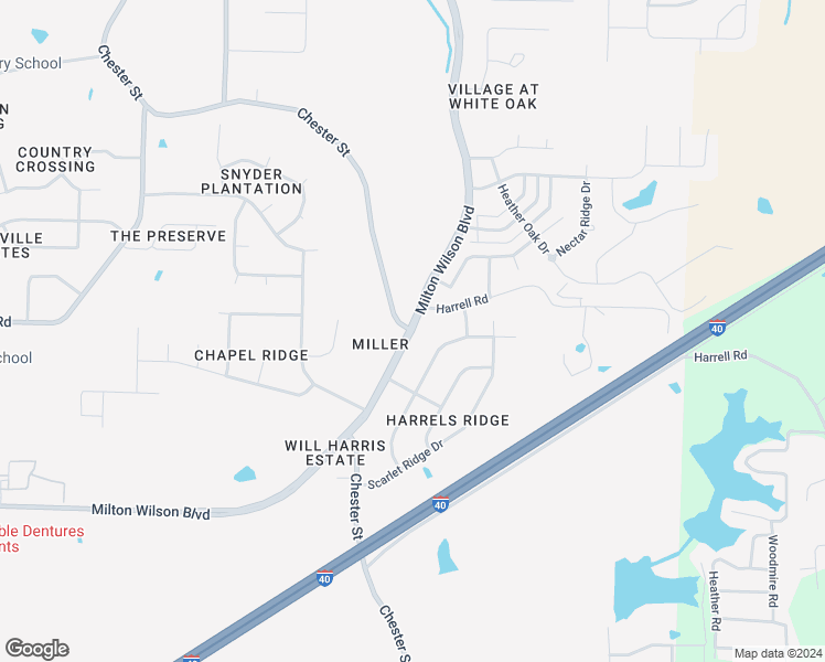 map of restaurants, bars, coffee shops, grocery stores, and more near 9650 Collierville Arlington Road in Arlington