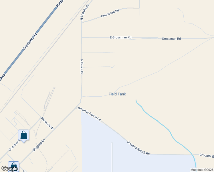 map of restaurants, bars, coffee shops, grocery stores, and more near 5114 East Gilbert Road in Kingman