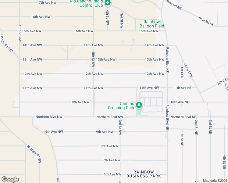 map of restaurants, bars, coffee shops, grocery stores, and more near 320 11th Avenue Northwest in Rio Rancho