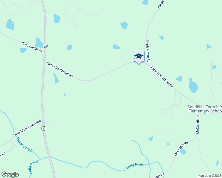 map of restaurants, bars, coffee shops, grocery stores, and more near 2648 Farm Life School Road in Carthage