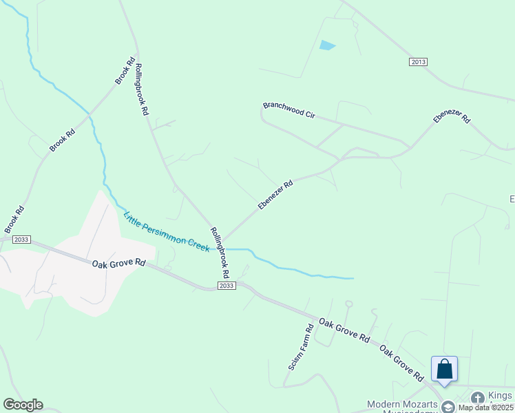 map of restaurants, bars, coffee shops, grocery stores, and more near 114 Wildbrook Drive in Kings Mountain