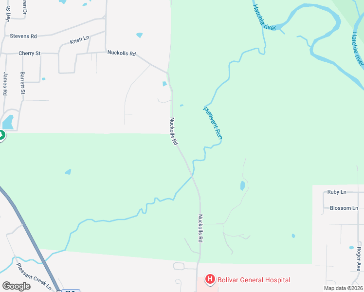 map of restaurants, bars, coffee shops, grocery stores, and more near 1140 Nuckolls Road in Bolivar