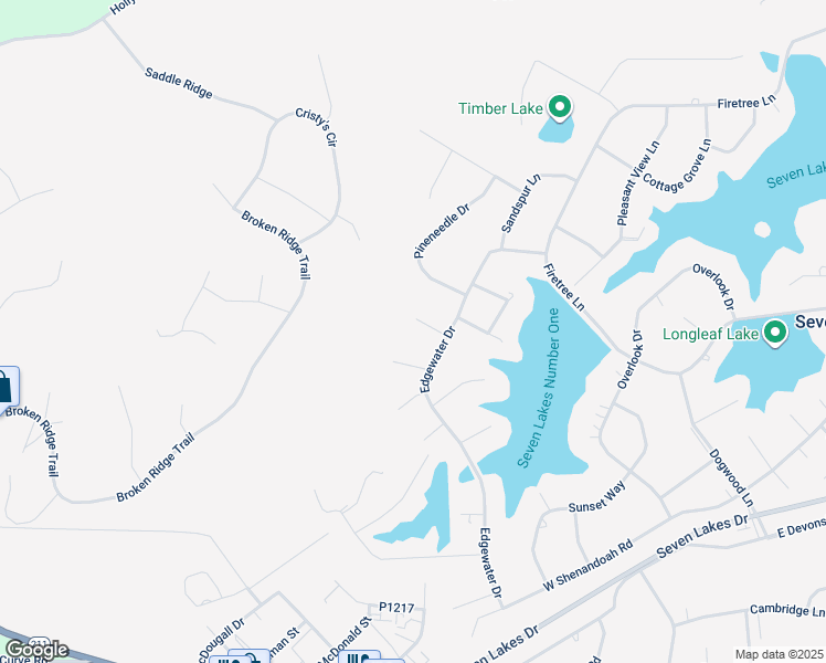 map of restaurants, bars, coffee shops, grocery stores, and more near in Pinehurst