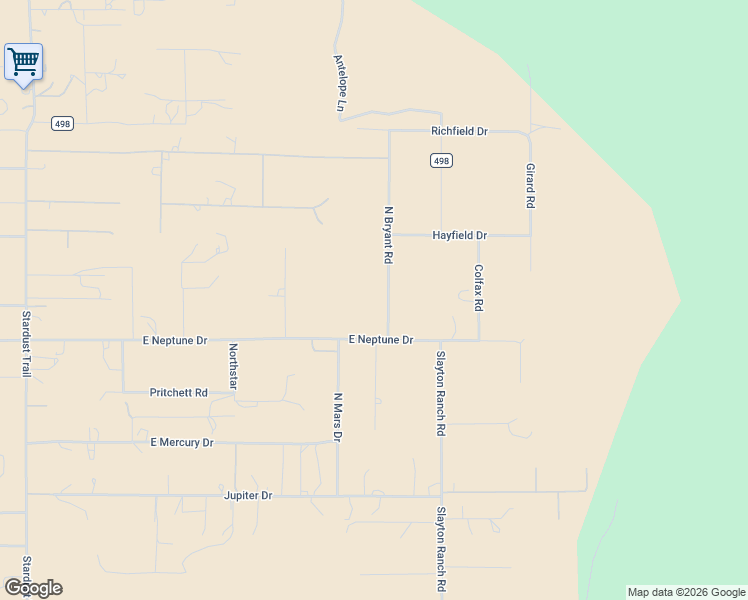 map of restaurants, bars, coffee shops, grocery stores, and more near 9600 North Bryant Road in Flagstaff