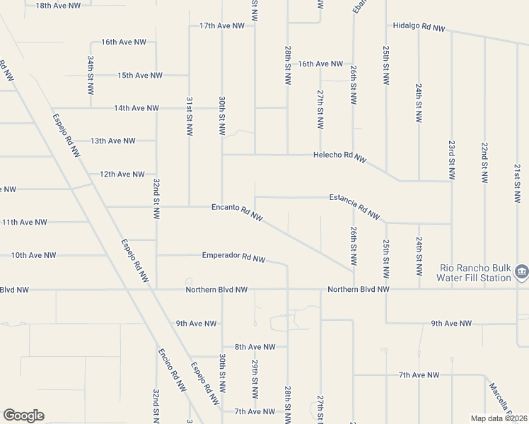 map of restaurants, bars, coffee shops, grocery stores, and more near 3923 Villa Way Southeast in Rio Rancho