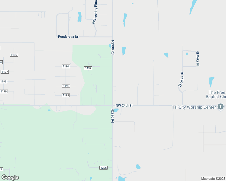 map of restaurants, bars, coffee shops, grocery stores, and more near 2422 North County Line Road in Newcastle