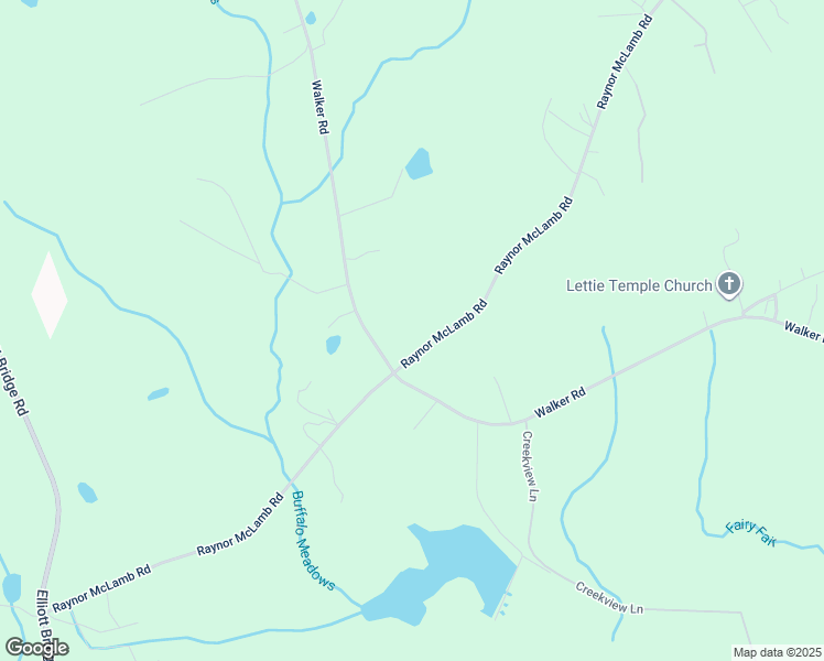 map of restaurants, bars, coffee shops, grocery stores, and more near 2292 Raynor McLamb Road in Linden