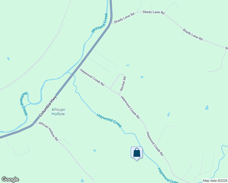 map of restaurants, bars, coffee shops, grocery stores, and more near 449 Haywood Creek Road in Pulaski