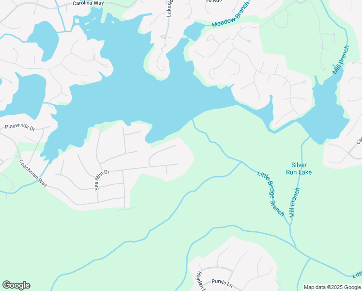 map of restaurants, bars, coffee shops, grocery stores, and more near 208 Summer Creek Lane in Sanford