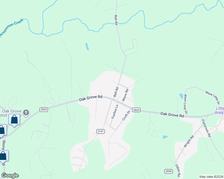 map of restaurants, bars, coffee shops, grocery stores, and more near 509 Bell Road in Kings Mountain