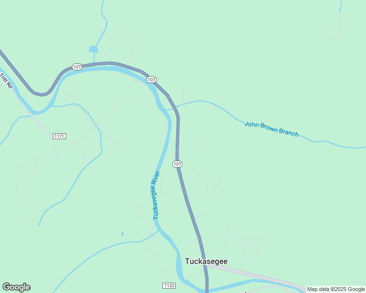 map of restaurants, bars, coffee shops, grocery stores, and more near 9509 North Carolina 107 in Tuckasegee