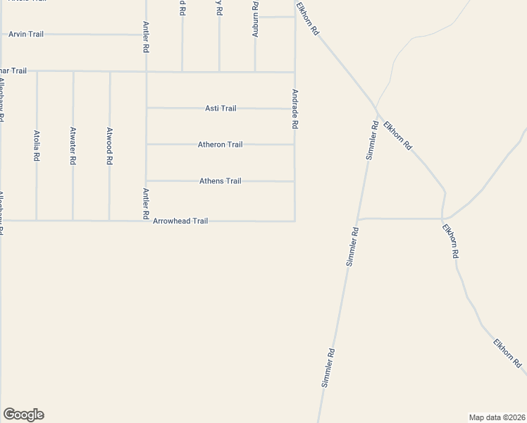 map of restaurants, bars, coffee shops, grocery stores, and more near Arrowhead Trail in San Luis Obispo County