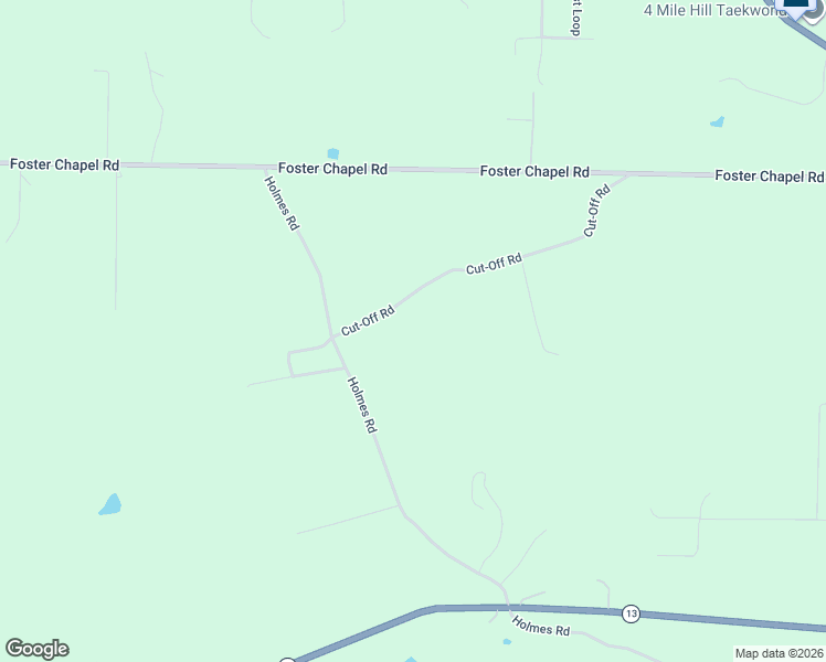 map of restaurants, bars, coffee shops, grocery stores, and more near 164 Cut-Off Road in Searcy