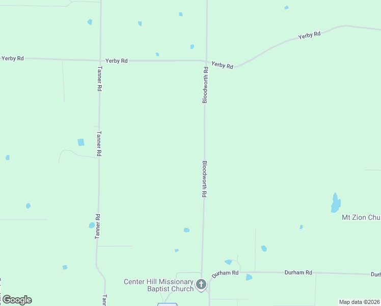 map of restaurants, bars, coffee shops, grocery stores, and more near 257 Bloodworth Road in Searcy