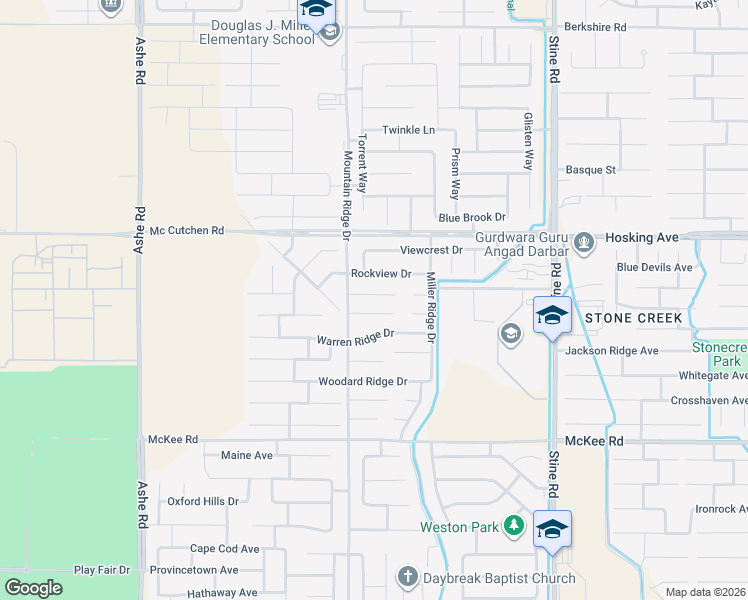 map of restaurants, bars, coffee shops, grocery stores, and more near 5523 Coburn Ridge Court in Bakersfield