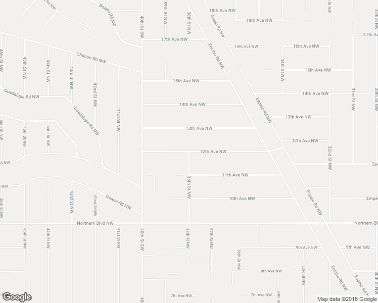 map of restaurants, bars, coffee shops, grocery stores, and more near 38th Street Northwest in Rio Rancho