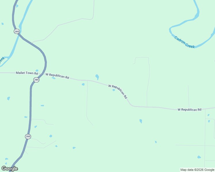 map of restaurants, bars, coffee shops, grocery stores, and more near 613 West Republican Road in Greenbrier