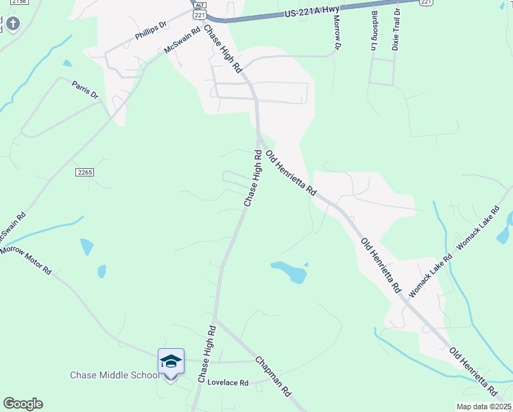 map of restaurants, bars, coffee shops, grocery stores, and more near 473 Chase High Road in Forest City