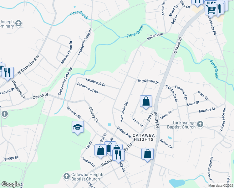 map of restaurants, bars, coffee shops, grocery stores, and more near 317 Belton Avenue in Mount Holly
