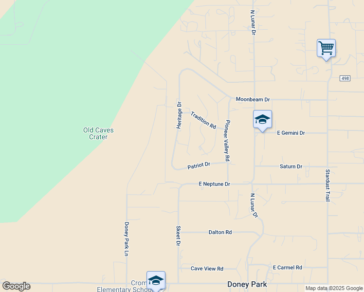 map of restaurants, bars, coffee shops, grocery stores, and more near 9690 North Legacy Lane in Flagstaff