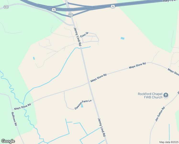 map of restaurants, bars, coffee shops, grocery stores, and more near 3009 Jenny Lind Road in La Grange