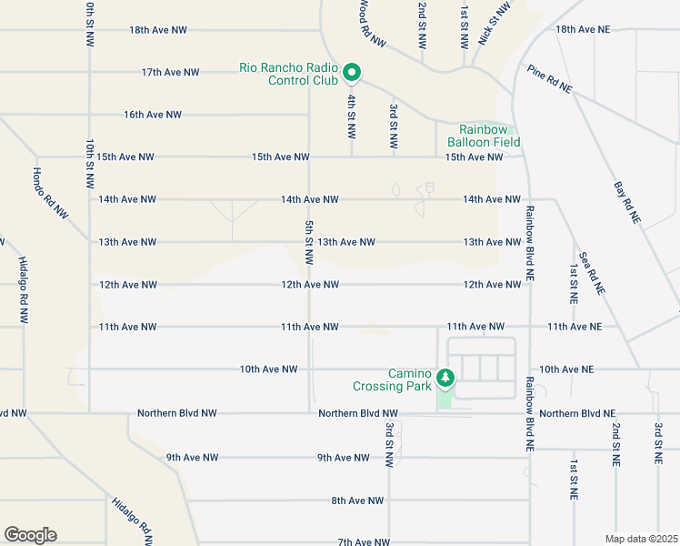 map of restaurants, bars, coffee shops, grocery stores, and more near 403 12th Avenue Northwest in Rio Rancho