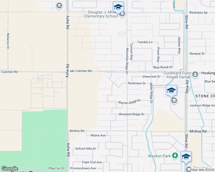 map of restaurants, bars, coffee shops, grocery stores, and more near 8212 Coral Point Court in Bakersfield