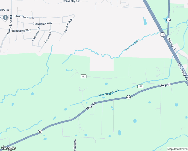 map of restaurants, bars, coffee shops, grocery stores, and more near 3905 Webb Way in Fort Smith