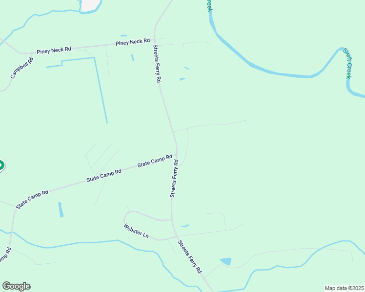 map of restaurants, bars, coffee shops, grocery stores, and more near 106 Trellis Lane in Vanceboro