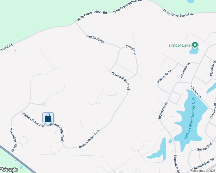 map of restaurants, bars, coffee shops, grocery stores, and more near 101 Jonathon's Drive in Seven Lakes