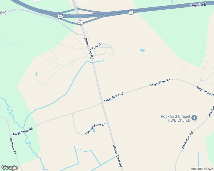 map of restaurants, bars, coffee shops, grocery stores, and more near 3009 Jenny Lind Road in La Grange