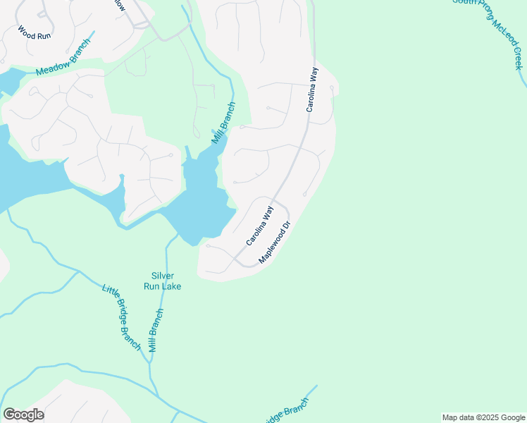 map of restaurants, bars, coffee shops, grocery stores, and more near 3160 Carolina Way in Sanford