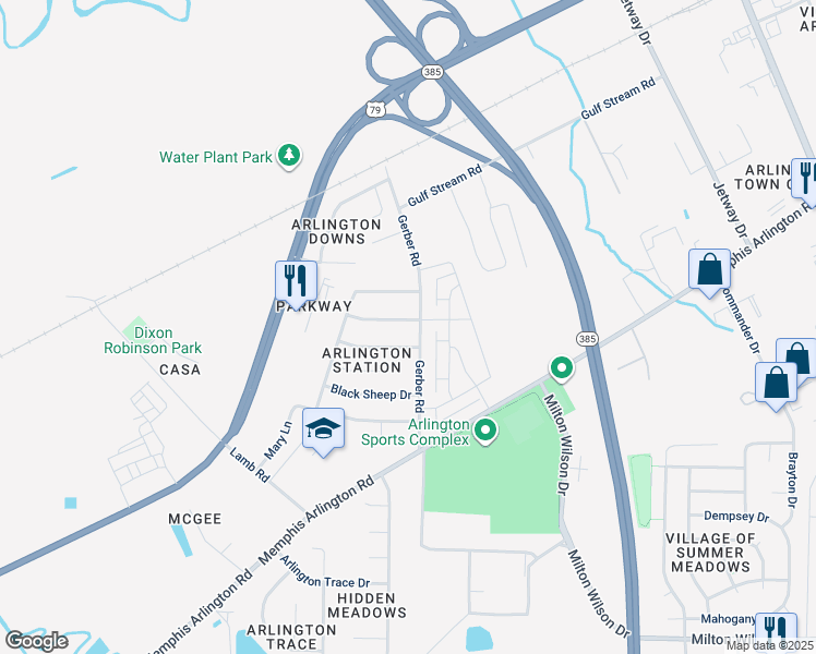 map of restaurants, bars, coffee shops, grocery stores, and more near 11245 Cashmere Wood Drive in Arlington