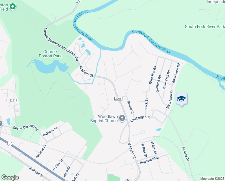 map of restaurants, bars, coffee shops, grocery stores, and more near 1319 North Main Street in Lowell