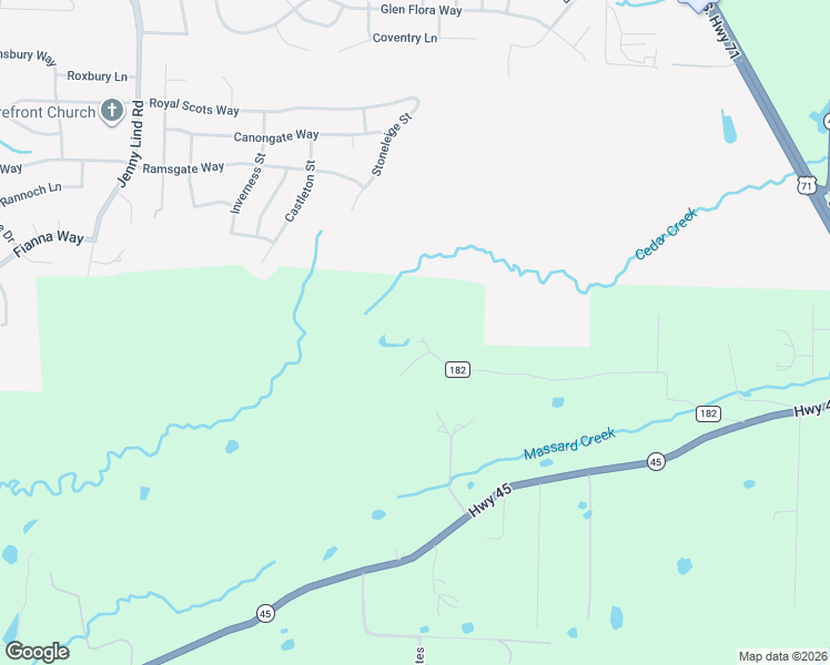 map of restaurants, bars, coffee shops, grocery stores, and more near 3801 Webb Way in Fort Smith