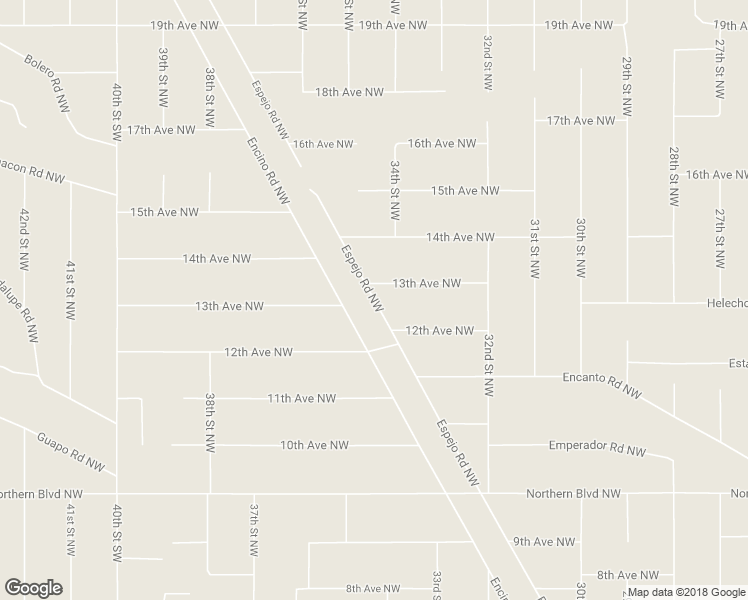 map of restaurants, bars, coffee shops, grocery stores, and more near Espejo Road Northwest in Rio Rancho