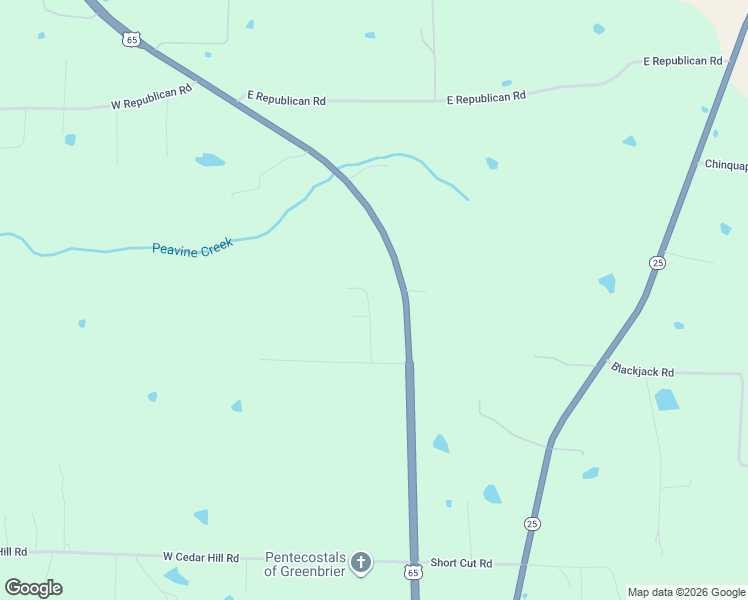 map of restaurants, bars, coffee shops, grocery stores, and more near 19 Sugar Maple Drive in Greenbrier