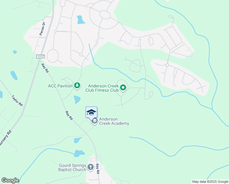 map of restaurants, bars, coffee shops, grocery stores, and more near 218 School Side Drive in Spring Lake