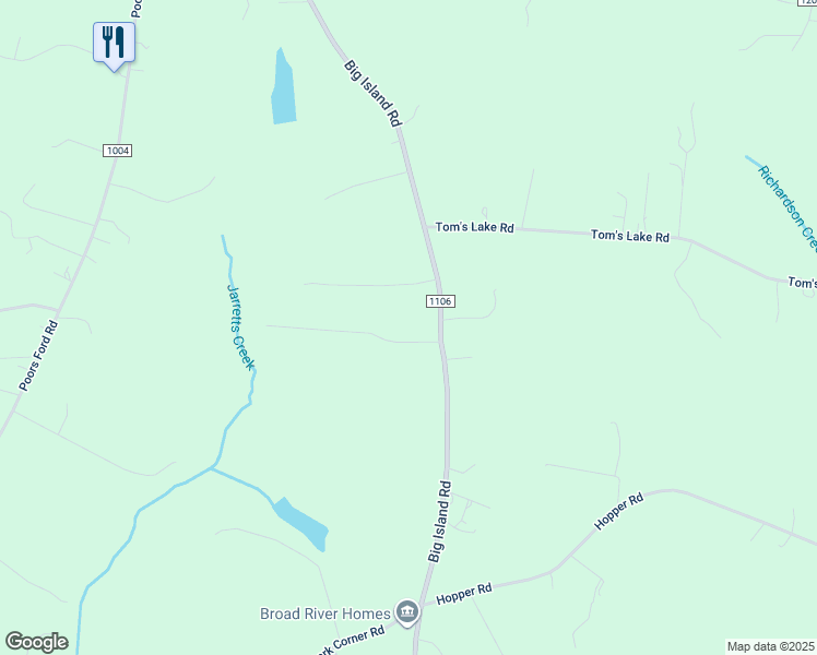 map of restaurants, bars, coffee shops, grocery stores, and more near 146 Stoneway Lane in Rutherfordton