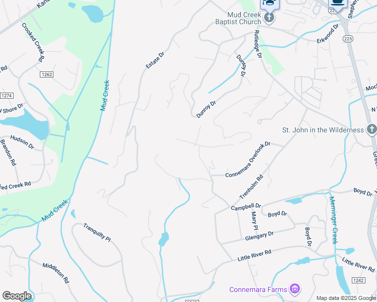 map of restaurants, bars, coffee shops, grocery stores, and more near 61 Hickory Ridge Trail in Hendersonville