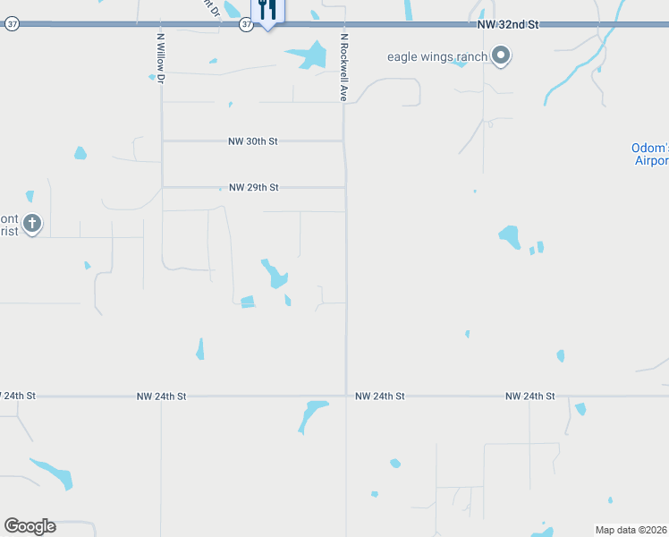map of restaurants, bars, coffee shops, grocery stores, and more near 2725 North Rockwell Avenue in Newcastle