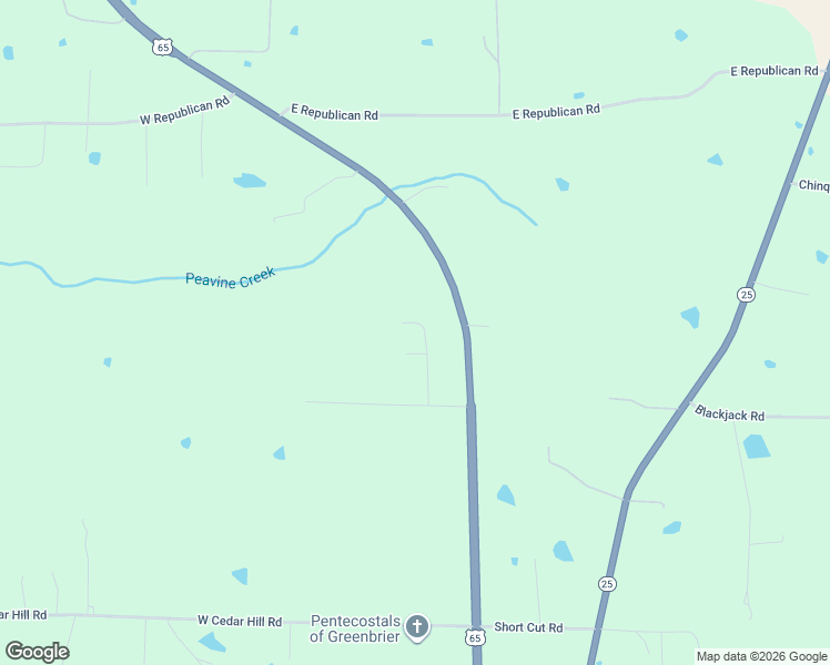 map of restaurants, bars, coffee shops, grocery stores, and more near 19 Sugar Maple Drive in Greenbrier