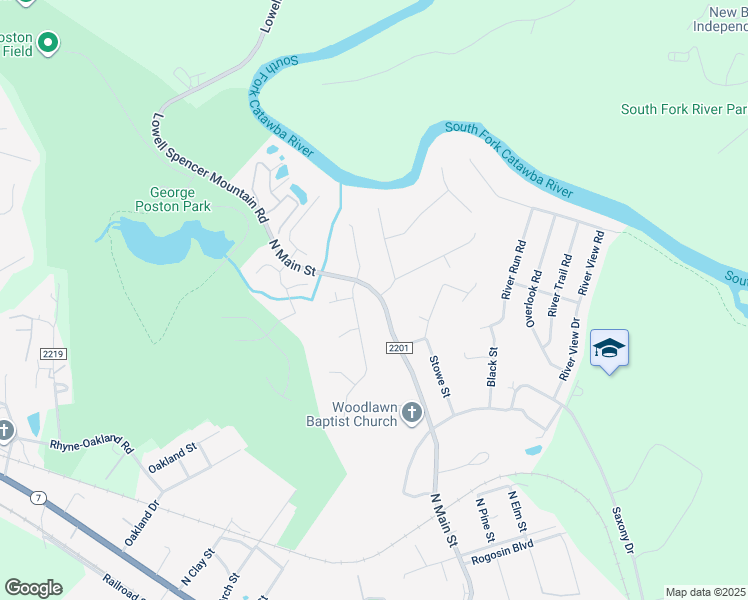 map of restaurants, bars, coffee shops, grocery stores, and more near 1319 N Main St in Lowell